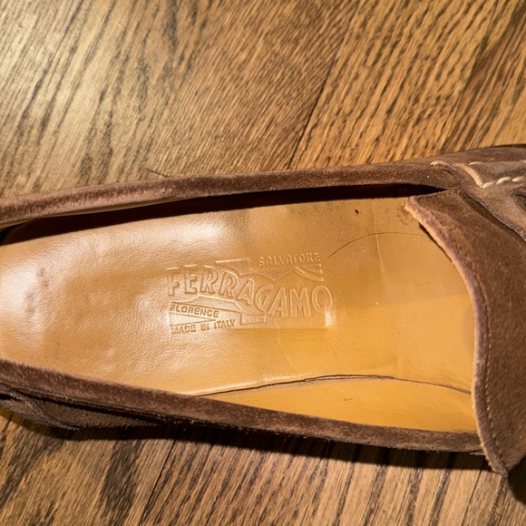Ferragamo suade mens loafers size 14 - Picture 10 of 10
